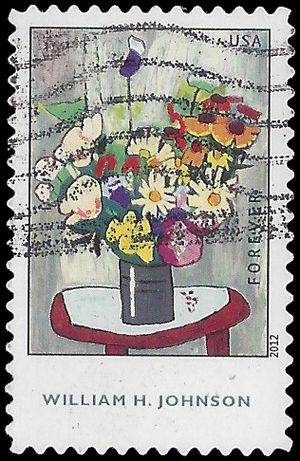 #4653 (45c Forever) William H. Johnson 2012 Used