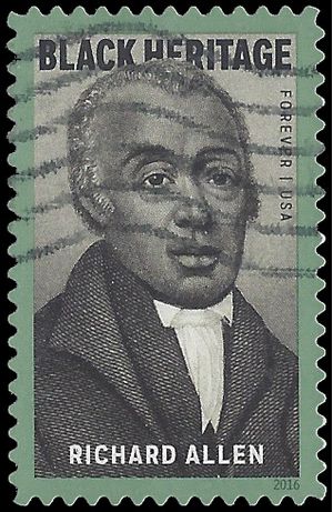 #5056 (49c Forever) Richard Allen 2016 Used