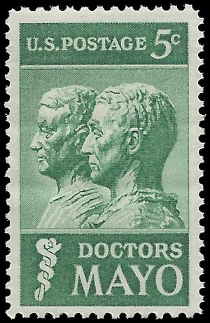 #1251 5c Drs. William and Charles Mayo 1964 Mint NH