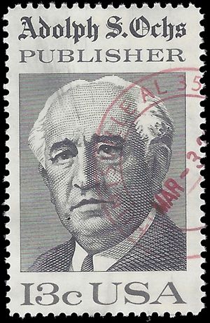 #1700 13c Adolph S. Ochs, Publisher 1976 Used