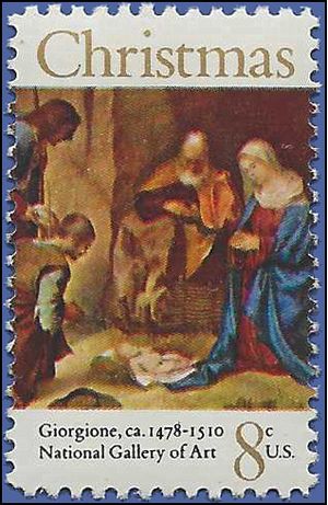 #1444 8c Adoration of the Shepherds 1971 Mint NH