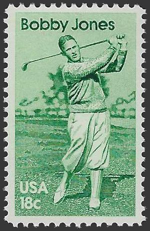 #1933 18c Sports Personalities Bobby Jones 1981 Mint NH