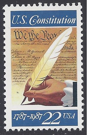 #2360 22c 200th Anniv. Signing of the Constitution 1987 Mint NH