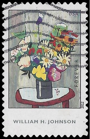 #4653 (45c Forever) William H. Johnson 2012 Used