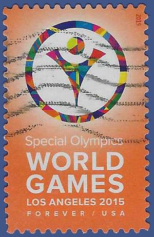 #4986 (49c Forever) Special Olympics World Games 2015 Used