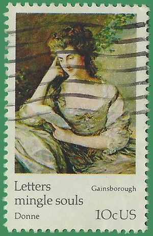 #1536 10c UPU Centennial Mrs. John Douglass by Thomas Gainsborough 1974 Used
