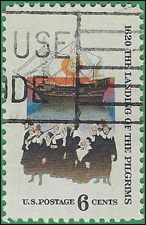 #1420 6c 350th Anniversary Landing of the Pilgrims 1970 Used