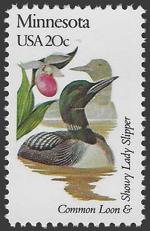 #1975 20c State Birds & Flowers Minnesota 1982 Mint NH