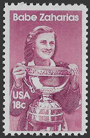 #1932 18c Sports Personalities Babe Zaharias 1981 Mint NH