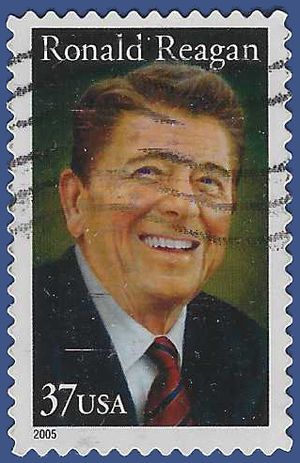 #3897 37c Ronald Reagan 2005 Used
