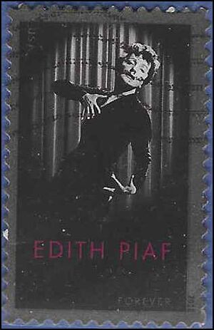 #4692 (45c Forever) Musicians Edith Piaf 2012 Used