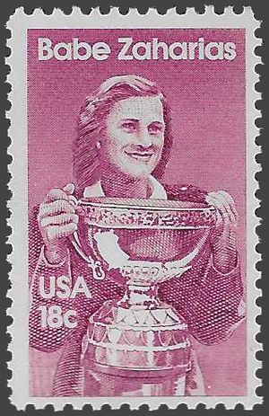 #1932 18c Sports Personalities Babe Zaharias 1981 Mint NH