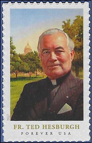 #5241 (49c Forever) Father Theodore Hesburgh 2017 Mint NH