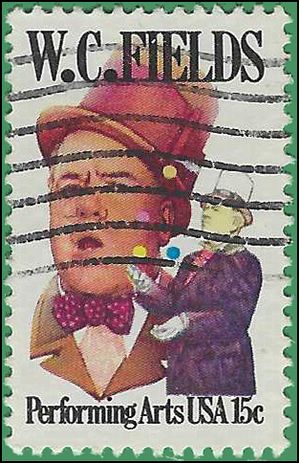 #1803 15c Performing Arts W.C. Fields 1980 Used
