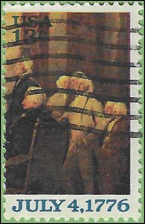 #1694 13c Declaration of Independence 1976 Used