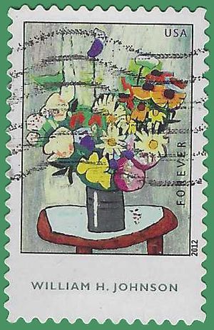 #4653 (45c Forever) William H. Johnson 2012 Used