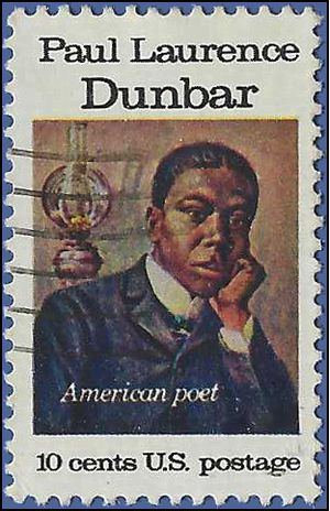 #1554 10c American Arts Paul Laurence Dunbar 1975 Used