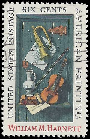 #1386 6c William M. Harnett 1969 Used
