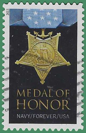 #4822 (46c Forever) WWII Navy Medal of Honor 2013 Used