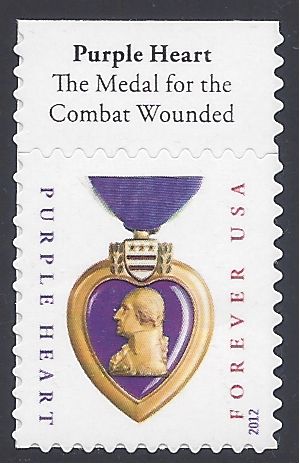 #4704 (45c Forever) Purple Heart 2012 Mint NH