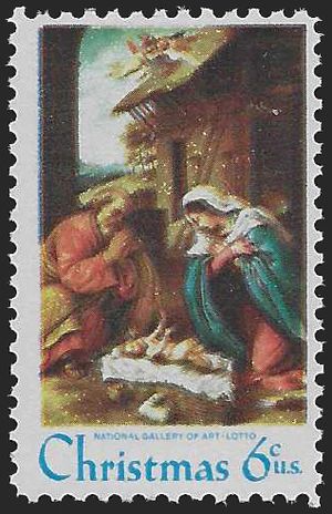 #1414 6c Christmas Nativity 1970 Mint NH