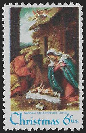 #1414 6c Christmas Nativity 1970 Mint NH