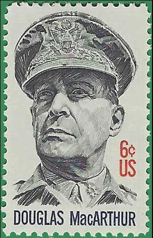 #1424 6c Gen. Douglas MacArthur 1971 Used