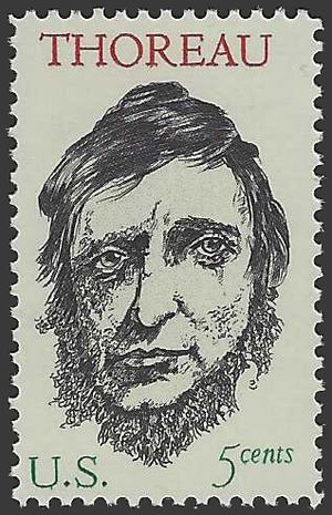 #1327 5c Henry David Thoreau 1967 Mint NH