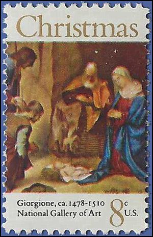 #1444 8c Adoration of the Shepherds 1971 Mint NH