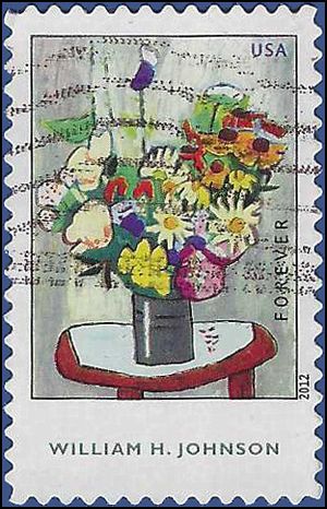 #4653 (45c Forever) William H. Johnson 2012 Used
