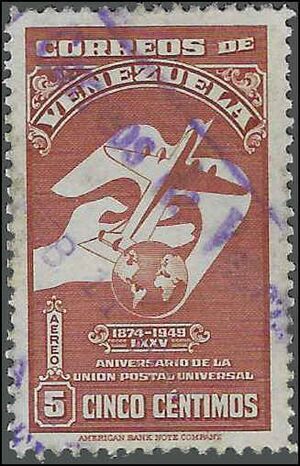 Venezuela #C 284 1950 Used