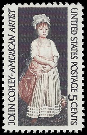 #1273 5c John Singleton Copley 1965 Mint NH