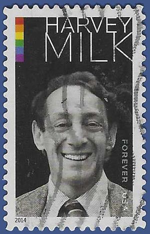 #4906 (49c Forever) Harvey Milk 2014 Used