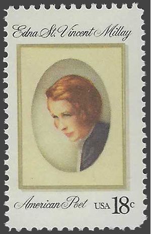 #1926 18c Edna St. Vincent Millay 1981 Mint NH