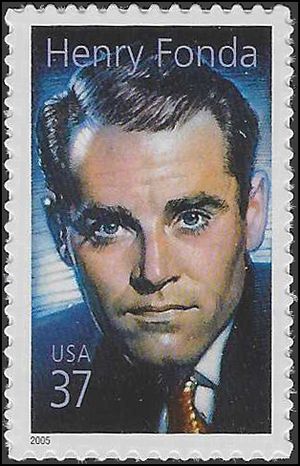 #3911 37c Legends of Hollywood Henry Fonda 2005 Mint NH