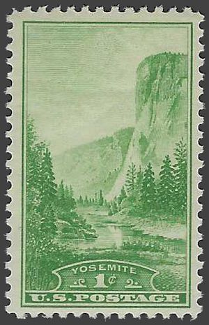 # 740 1c El Capitan Yosemite National Park 1934 Mint NH