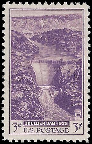 # 774 3c Boulder Dam 1935 Mint NH