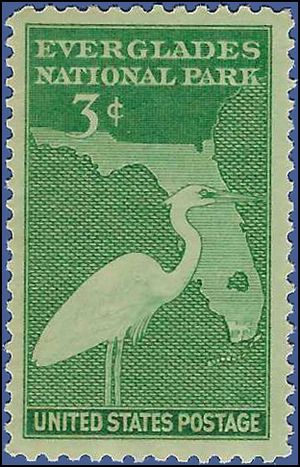 # 952 3c Everglades National Park 1947 Mint NH