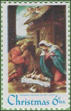 #1414 6c Christmas Nativity 1970 Mint NH
