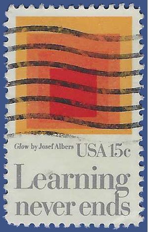#1833 15c Learning Never Ends 1980 Used