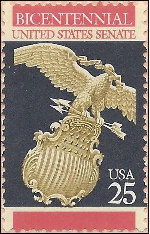 #2413 25c United States Senate 1989 Mint NH