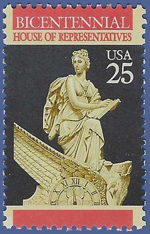#2412 25c House of Representatives 1989 Mint NH