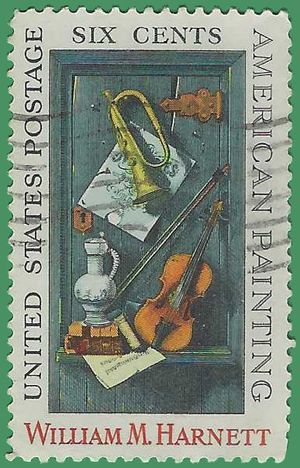#1386 6c William M. Harnett 1969 Used