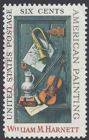 #1386 6c William M. Harnett 1969 Used