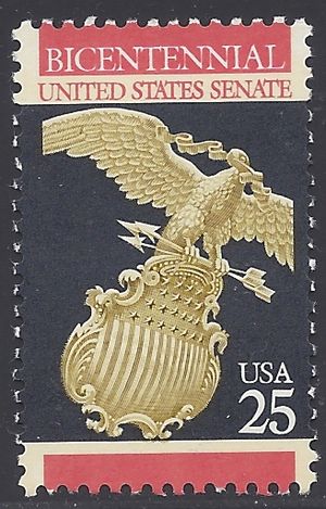 #2413 25c United States Senate 1989 Mint NH