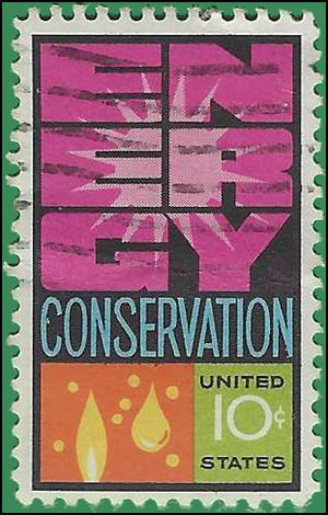 #1547 10c Energy Conservation 1974 Used