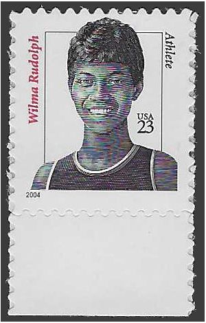 #3422 23c Distinguished Americans-Wilma Rudolph 2004 Mint NH