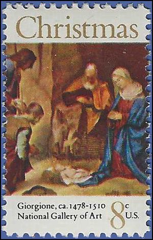 #1444 8c Adoration of the Shepherds 1971 Mint NH