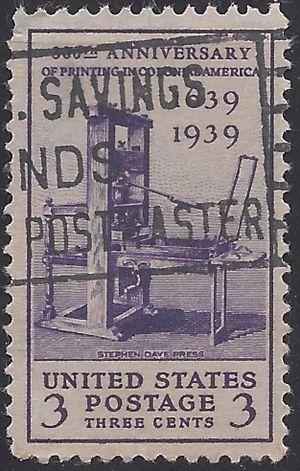 # 857 3c 300th Anniversary Printing Colonial America 1939 Used