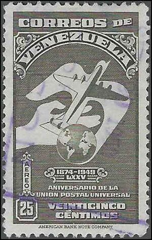 Venezuela #C 287 1950 Used